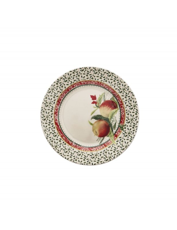 Brandani – Servizio Piatti Porcellana New Bone China 18 Pezzi