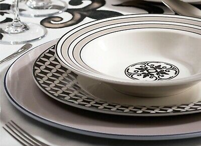 BRANDANI - ALHAMBRA Servizio di piatti in porcellana 18 pezzi - Idea Casa  Più