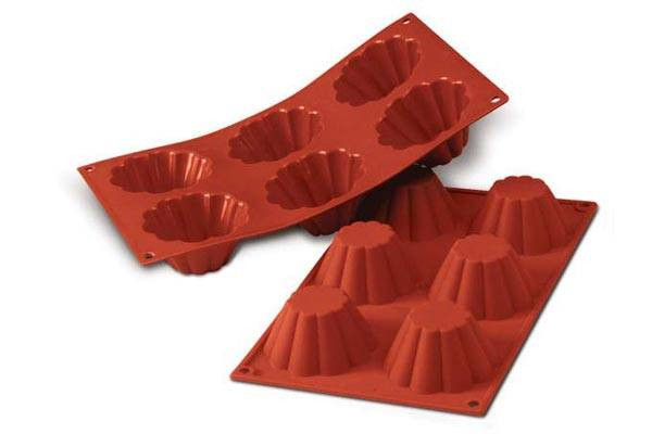 (image for) SILIKOMART – “BRIOCHETTE CANNELLATA” Stampo in silicone diametro 79 mm