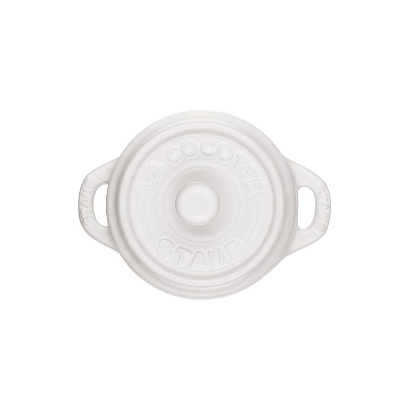 STAUB - Mini Cocotte tonda 10 cm bianca - Idea Casa Più
