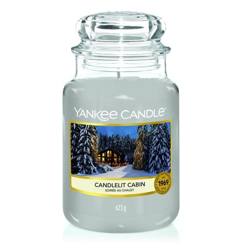 (image for) YANKEE CANDLE – *CANDLELIT CABIN* Candela in giara grande