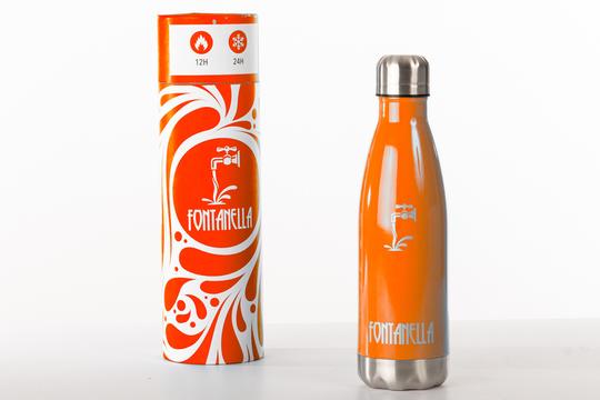 (image for) FONTANELLA – Borraccia termica 500 ml *Arancione*