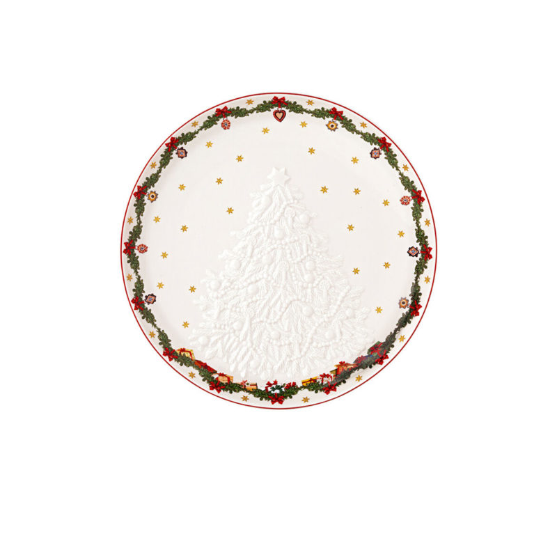 (image for) VILLEROY & BOCH – “TOY’S FANTASY” Ciotola decorazione in rilievo Albero di Natale 26 x 24,5 x 4,4 cm