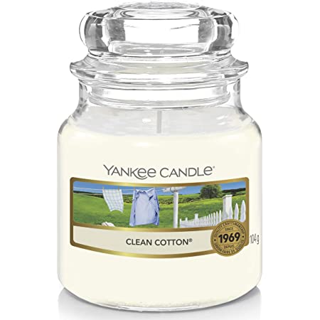 (image for) YANKEE CANDLE – “CLEAN COTTON” Candela in giara media