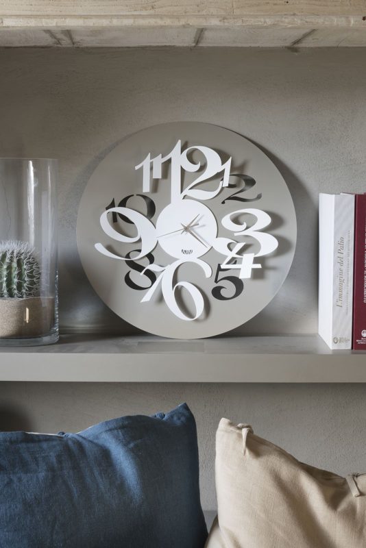 Orologio da parete FOCUS Arti&Mestieri con effetto 3D, ø 50 cm, in ferro