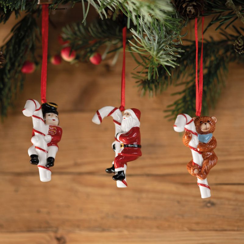 (image for) VILLEROY & BOCH – “NOSTALGIC ORNAMENTS” Set di 3 addobbi natalizi (Babbo Natale, Teddy, Soldatino)