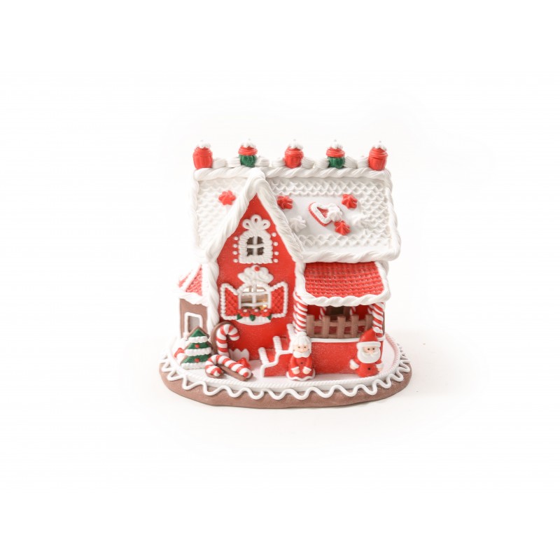(image for) MERCURY – Casetta di Natale in argilla morbida con luci interne