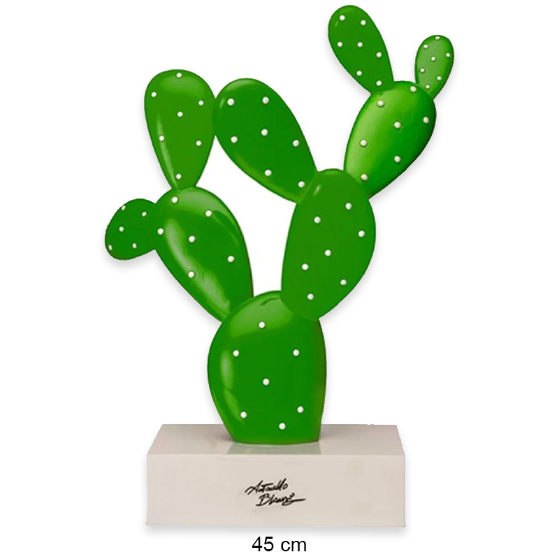 PALAIS ROYAL &#8211; &#8220;FICHI ALLEGRI&#8221; Scultura a forma di Cactus colorato, verde, disponibile in 2 misure