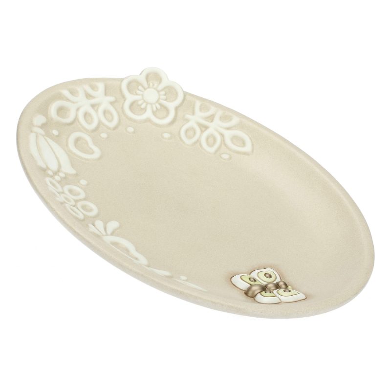THUN - ELEGANCE Centrotavola ovale in ceramica - Idea Casa Più