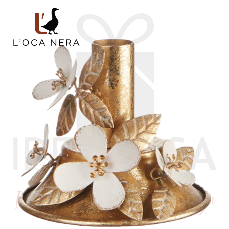1xm951.10-LOCA-NERA-BAGLIORI-DI-FESTA-Portacandele-basso-con-fiori-e-foglie-3.jpeg L'OCA NERA - "BAGLIORI DI FESTA" Portacandele basso con fiori e foglie - immagine 1
