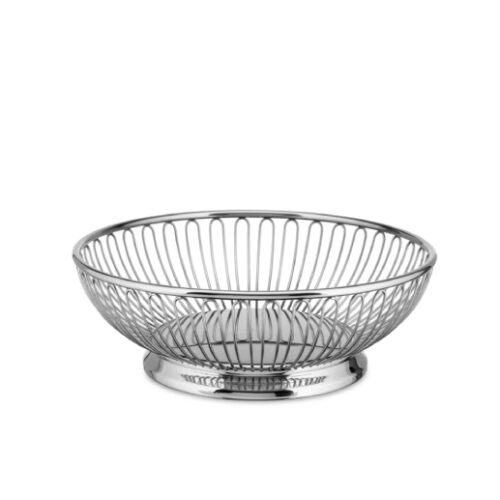 ALESSI - "826" Cestino a filo rotondo, disponibile in 2 misure *20 cm* e *24 cm* - 20 cm