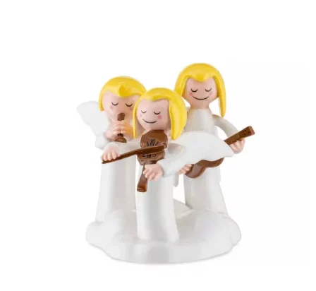 ALESSI - "DO, RE, MI" Statuina in porcellana decorata a mano