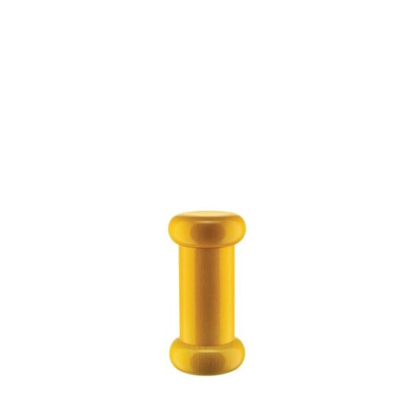 ALESSI - "ES19" Macinasale pepe e spezie in legno di faggio colorato con vernici atosicche a base d'acqua, disponibile in 3 colori *Rosa*, *Giallo* e *Rosso* - Giallo