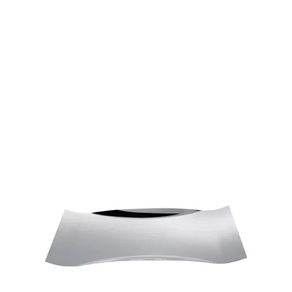 ALESSI - "MAO-MAO" Vassoio rettangolare curvo, in acciaio inox 18/10