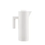 ALESSI - "PLISSÉ" Caraffa termica in resina termoplastica e interno in vetro, disponibile in 2 colori *Bianco* e *Nero* e *Verde* - Bianco