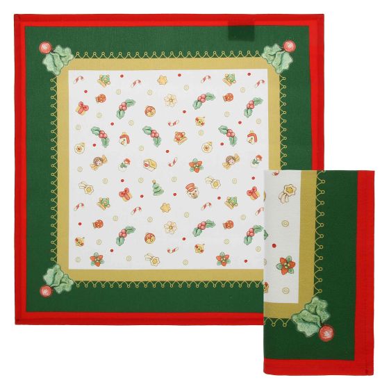 THUN - "MAGICO NATALE" Set 2 tovaglioli in cotone