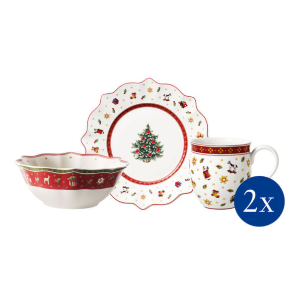 VILLEROY&BOCH - "Toy's Delight Set da colazione DECORO ALBERO