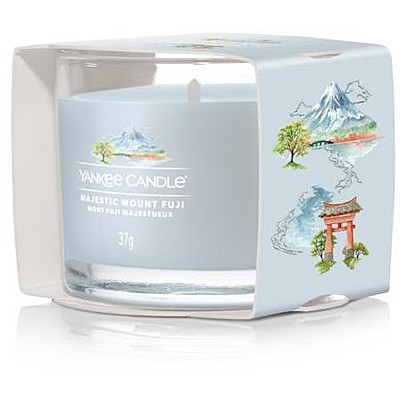 YANKEE-CANDLE-MAJESTIC-MOUNT-FUJI-Candela-sampler-con-portacandela-in-vetro-2.jpg YANKEE CANDLE - "MAJESTIC MOUNT FUJI" Candela sampler con portacandela in vetro - immagine 1