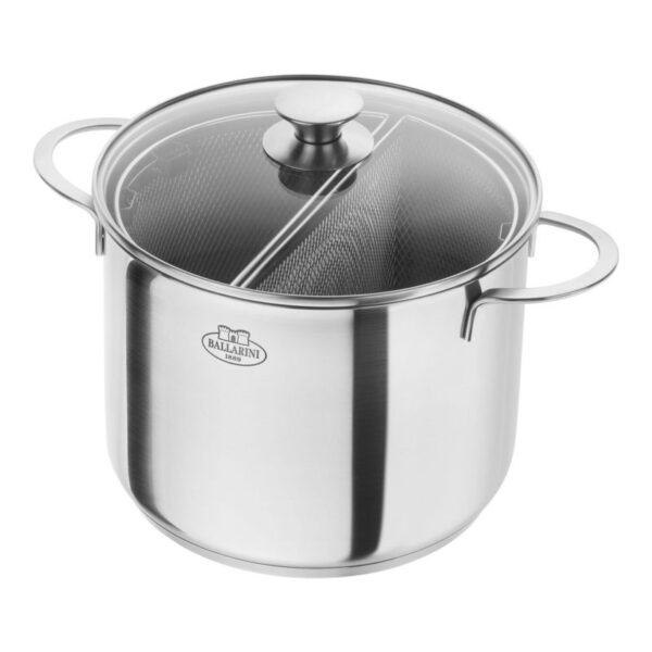 ZWILLING - "PASTAPOT" Pentola 2 spicchi con coperchio 24 cm, 8 lt.