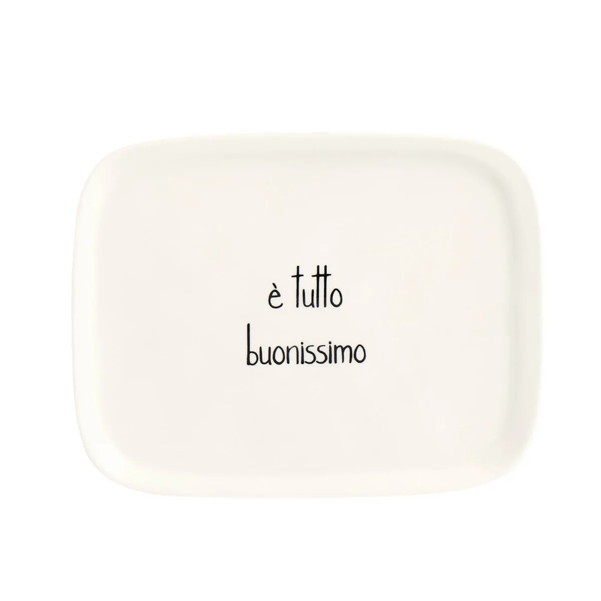 SIMPLE DAY - "è TUTTO BUONISSIMO"- Piatto 20x15 - immagine 1