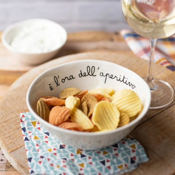 SIMPLE DAY - "è L'ORA DELL'APERITIVO " - set 2 coppette ø12,5 x 5h