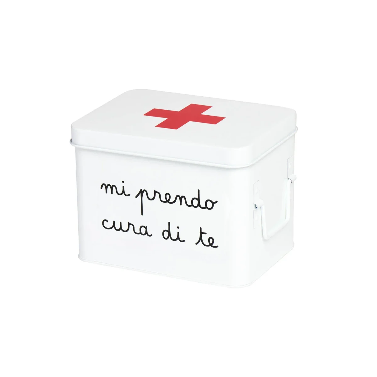 SIMPLE DAY "MI PRENDO CURA DI TE" Scatola in acciaio verniciato Piccola - immagine 2