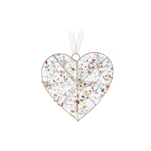 L'OCA NERA - "Scintille magiche - cuore con 10 LED