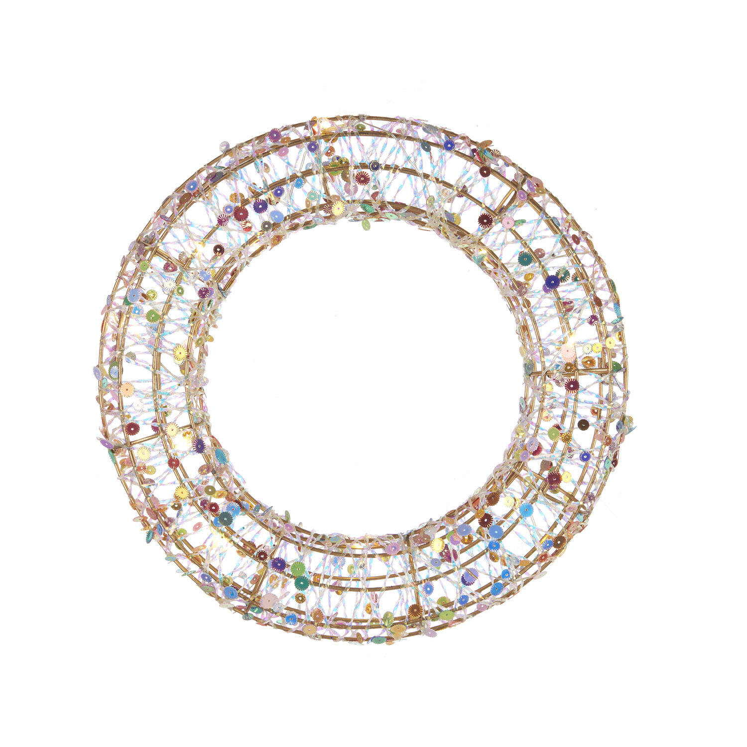 1XM1058.13 L'OCA NERA - "Scintille magiche - corona con 10 LED - immagine 1
