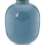 PIP STUDIO "VASE METAL BLUE" 32 cm