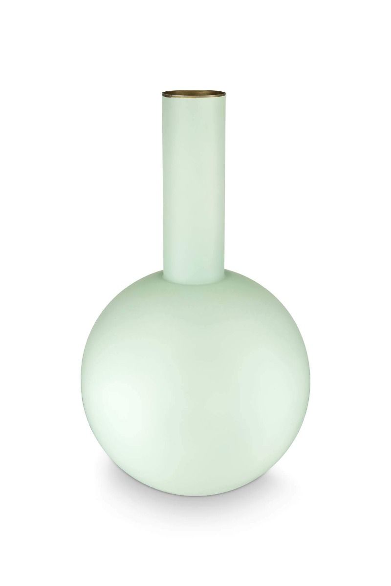 51102079 pip studio a51.102 (1) PIP STUDIO "VASE METAL LARGEMATT LIGHT BLUE" 24,5X42 - immagine 1