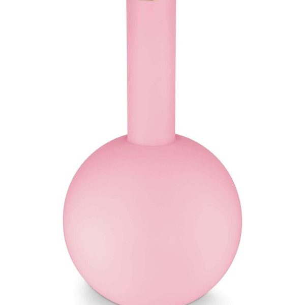 PIP STUDIO "VASE METAL LARGE MATT LIGHT PINK" ø24,5X 42h