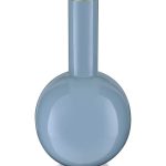 PIP STUDIO "VASE METAL MEDIUM LIGHT BLUE" 19X33