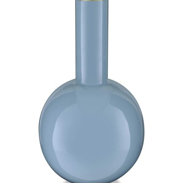 PIP STUDIO "VASE METAL MEDIUM LIGHT BLUE" 19X33