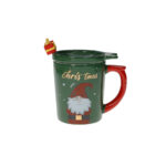 BRANDANI - MUG con tappo verde + cucchiaino regalo