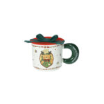BRANDANI - Mug con fiocco verde e tappo in silicone