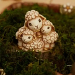 THUN -  Gruppo pecore, "presepe classico"