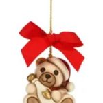 THUN - "NATALE ALTRO" Addobbo Teddy con spumante, piccolo