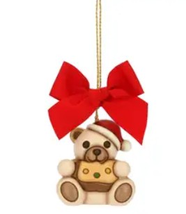 THUN - "NATALE ALTRO" Addobbo Teddy con panettone, grande
