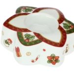 THUN - "MAGICO NATALE" Porta candeline tea light in porcellana