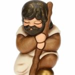 THUN - Pellegrino in ceramica, Bianco "presepe classico"