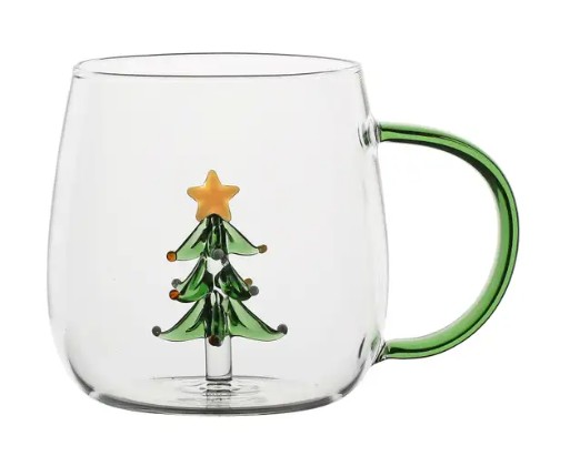 THUN - "MUG IN VETRO CON ICONA ALBERO"