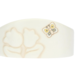 THUN - "ELEGANCE" Porta bicchieri doppio in ceramica
