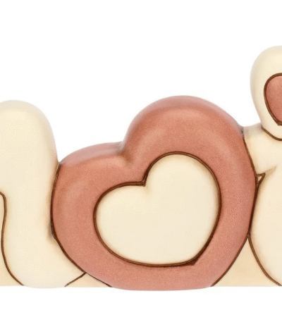 THUN - L'AMORE VOLA Scritta in ceramica NOI