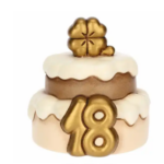 THUN - Torta 18 anni con quadrifoglio