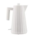ALESSI - "PLISSÉ" Bollitore in resina termoplastica, disponibile in 4 colori e 3 capacità, *Bianco*, *Nero*, *Grigio* e *Verde*, *1 litro*, *1,5 litri*, *1,7 litri* - Bianco, 1,7 litri