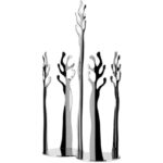 ALESSI - "MEDITERRANEO" Porta bicchieri in acciaio inox 18/10
