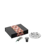 ALESSI - "ALESSI & WINE" Set regalo per vino composto da: cavatappi, tappo ad espansione e sottobottiglia