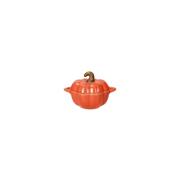 BRANDANI - Mini cocotte a forma di peperone rosso, realizzata in stoneware