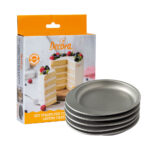 Set 5 stampi tondi ø15xh3,5 per torte a strati di Decora