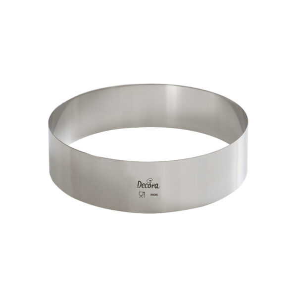 Cerchio inox ø 28cm xh6 di Decora